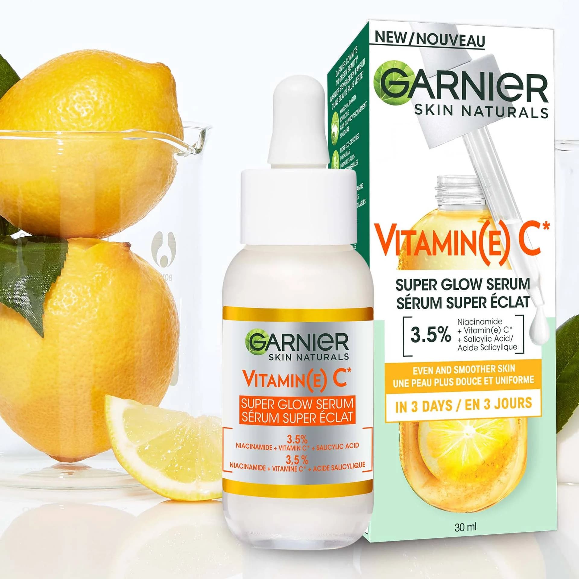Garnier Vitamine C sérum 3,5% * Niacinamid+ Acide salycilique 30ml